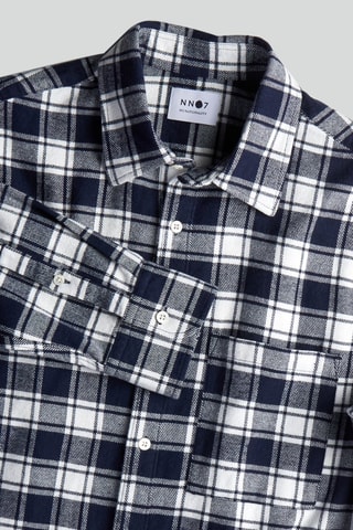 Camisa Arne - Blanco y negro