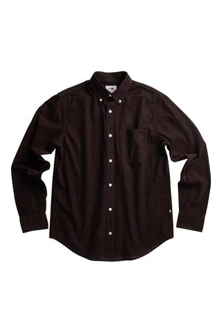 Camisa regular fit - Marrón oscuro