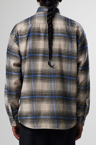 Camisa Deon - Gris claro y negro