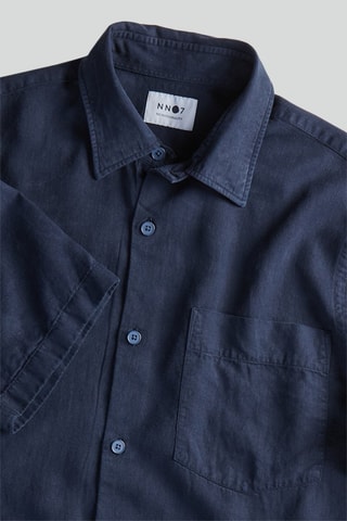 Camisa de lino Arne - Azul marino