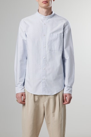 Camisa slim fit Eddie - Celeste