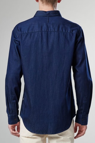 Camisa de algodón orgánico Cohen - Índigo