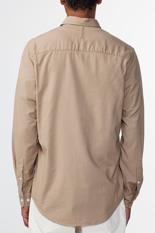 Camisa de algodón orgánico Arne - Beige