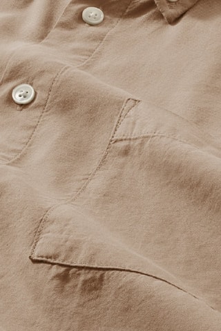 Camisa de algodón orgánico Arne - Beige