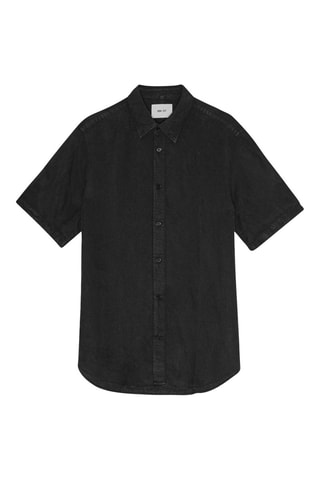 Camisa de lino Arne - Negro