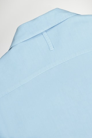 Camisa de lino Julio - Celeste