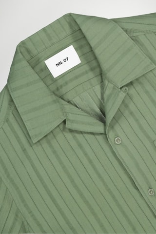 Camisa de algodón orgánico Julio - Verde agua