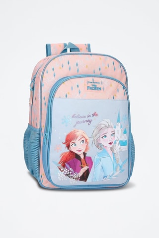 Sac à dos Elsa et Anna La Reine des Neiges Disney - Rose et bleu