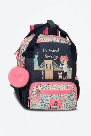 Sac à dos - Noir et rose