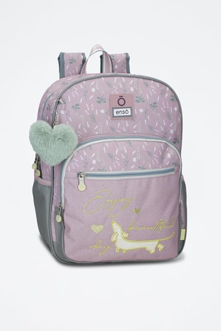 Sac à dos - Mauve et vert