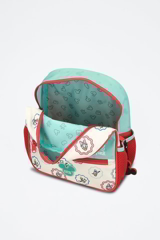 Sac à dos Mickey Disney - Vert d'eau et rouge