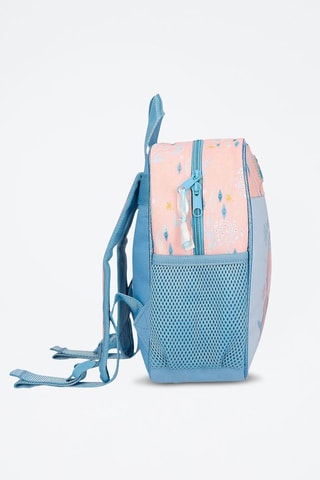 Sac à dos Anna et Elsa La Reine des Neige Disney - Ciel et rose poudré