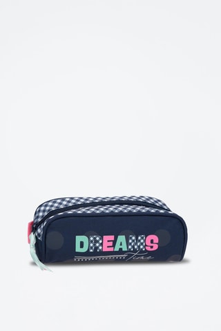 Trousse - Bleu et rose