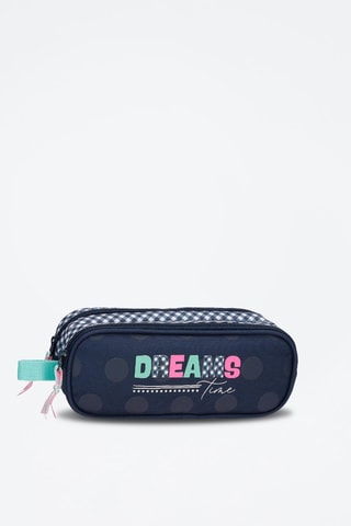 Trousse - Bleu et rose