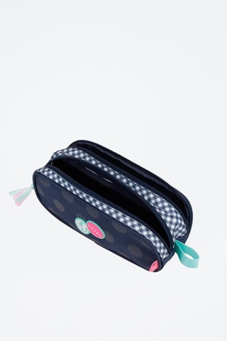 Trousse - Bleu et rose