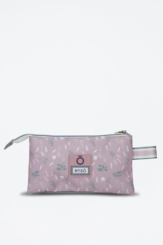 Trousse Enjoy a Beautiful Day Enso - Lilas et gris