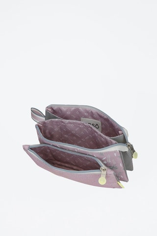 Trousse Enjoy a Beautiful Day Enso - Lilas et gris
