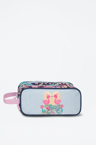 Trousse - Bleu et rose
