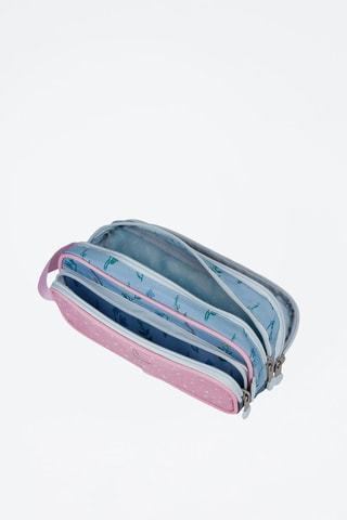 Trousse Bleu et rose pâle