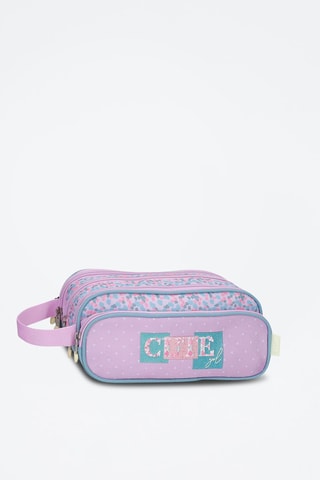 Trousse Cute Girl Enso - Violet et bleu