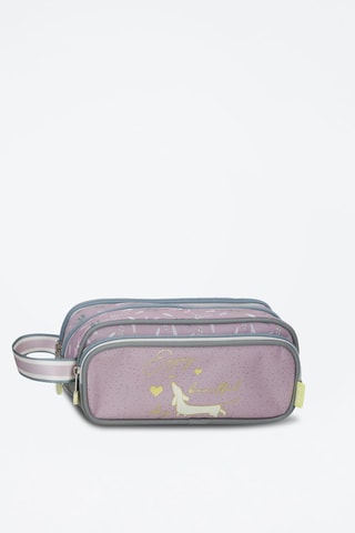 Trousse Enjoy a Beautiful Day Enso - Lilas et gris