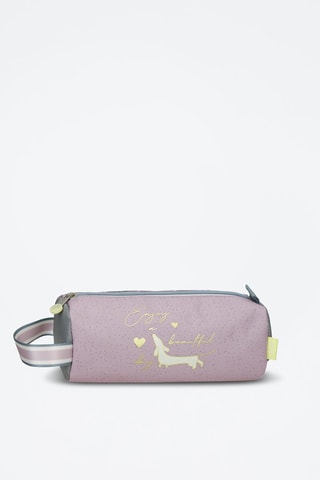 Trousse Enjoy a Beautiful Day Enso - Lilas et gris