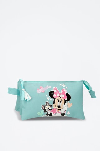 Trousse Minnie et Figaro Disney - Turquoise