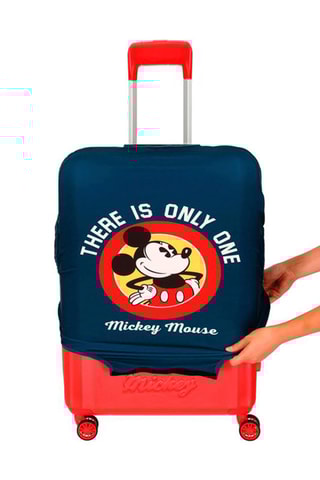 Housse de protection valise Mickey Disney - Bleu, rouge et jaune