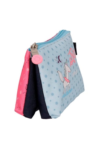 Porte-monnaie Bleu clair et rose