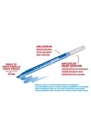 12 feutres pinceau - Dès 3 ans