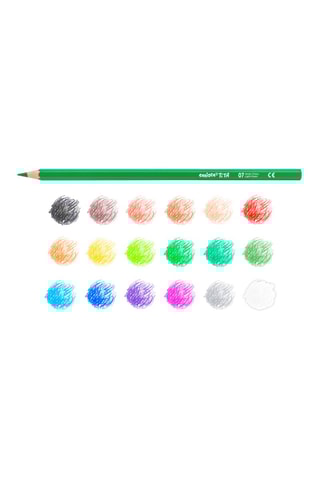 18 crayons de couleur Tita