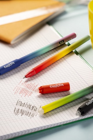 3 stylos effaçables - Bleu et rouge