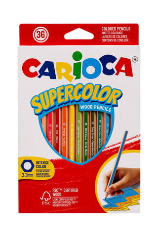 36 crayons graphites - 3,3 mm