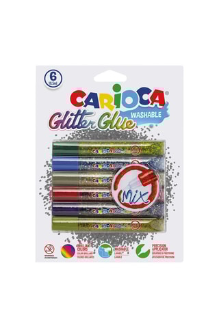 6 tubes de colle pailletée - Dès 3 ans