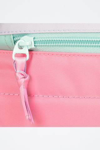 Sac banane - Vert d’eau et rose