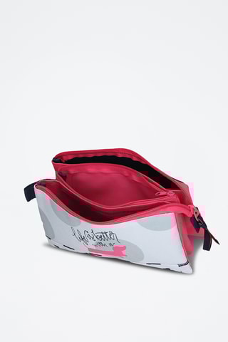 Trousse - Bleu marine et corail