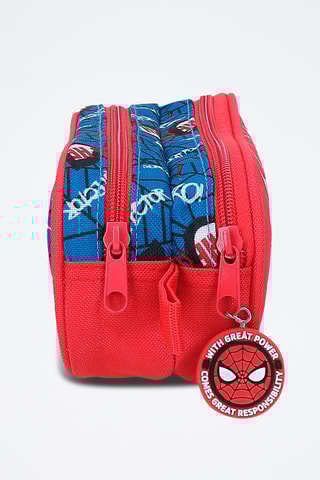 Trousse de toilette Spider-Man Avengers Marvel - Rouge et bleu électrique