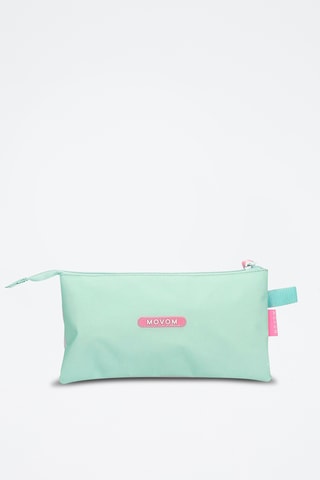 Trousse - Vert d’eau et rose