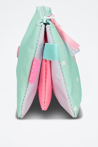 Trousse - Vert d’eau et rose