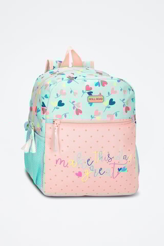 Sac à dos - Turquoise et rose