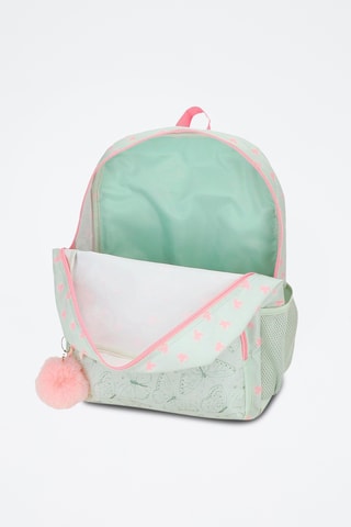 Sac à dos - Vert clair et rose poudré