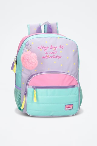 Sac à dos - Turquoise et rose