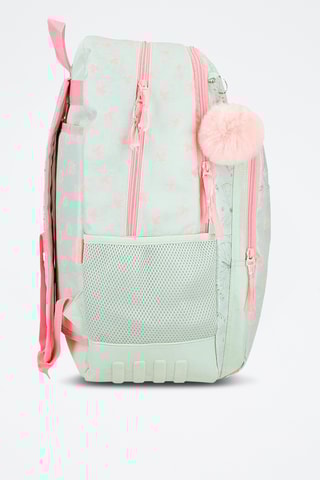 Sac à dos - Vert clair et rose poudré