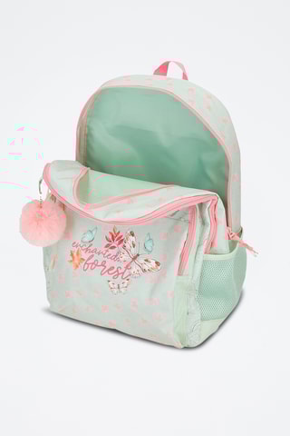 Sac à dos - Vert clair et rose poudré