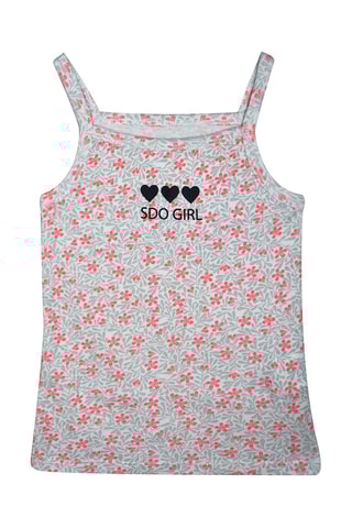 2 débardeurs Eufrasia - Blanc et gris