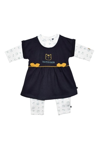 Robe et grenouillère - Anthracite