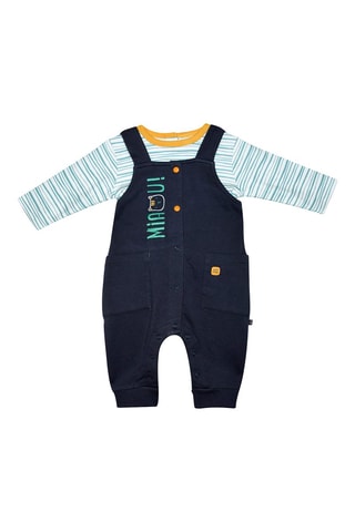 Salopette et t-shirt - Anthracite