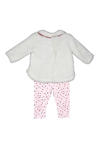 Pull et legging - Blanc et rose