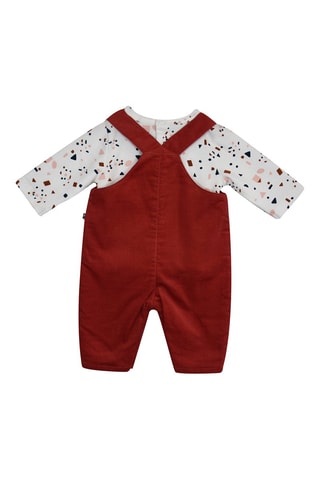 Salopette et t-shirt - Rouge