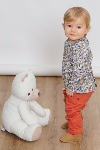 T-shirt et pantalon Ines - Bleu et orange